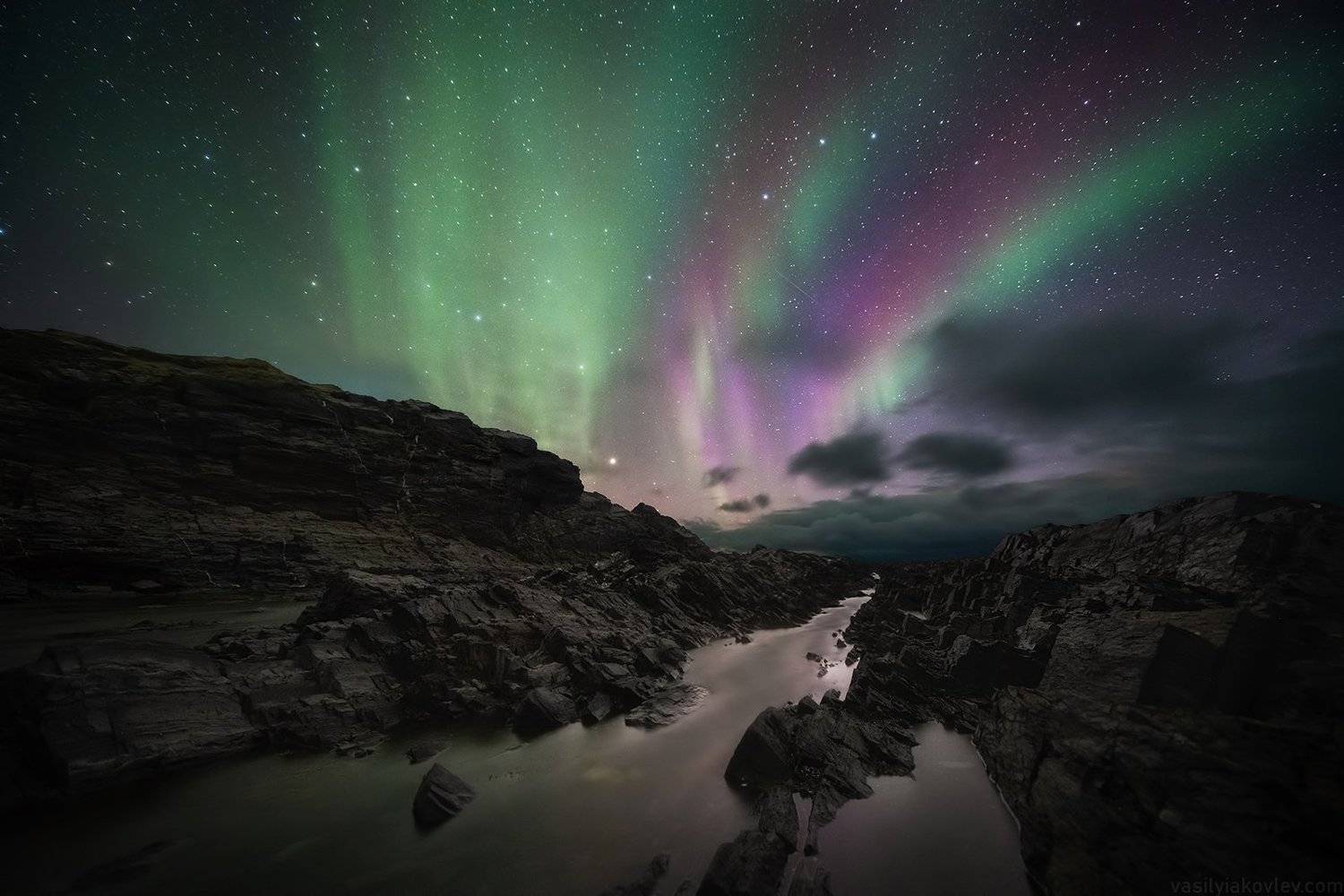рыбачий, кольский, ночь, аврора, Василий Яковлев