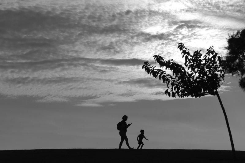 silhouet black and white people silhouettes ...#21 фото превью