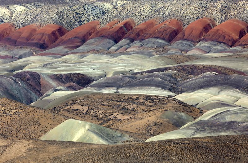 Цветные горы Азербайджан. фото превью