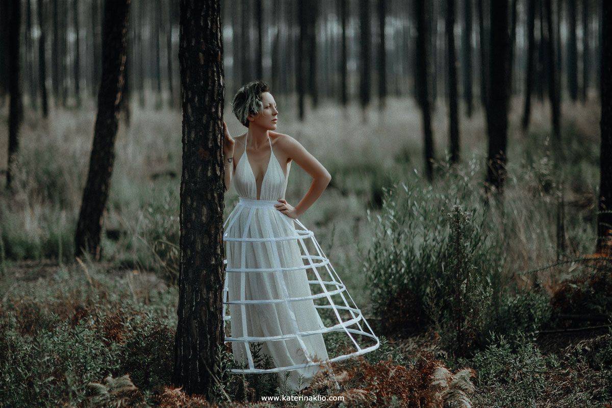 woman, art, fine art, forest, Катерина Клио