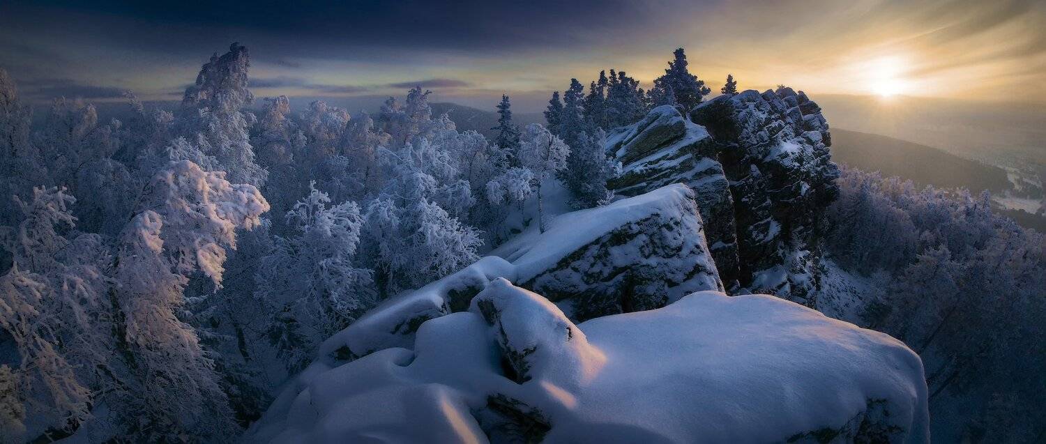 горы, малиновая, зима, урал, уральскиегоры, Владимир Ляпин