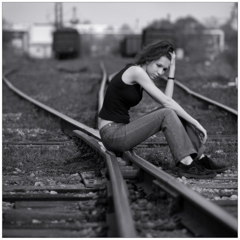 ирина, железная дорога на перепутье... фото превью