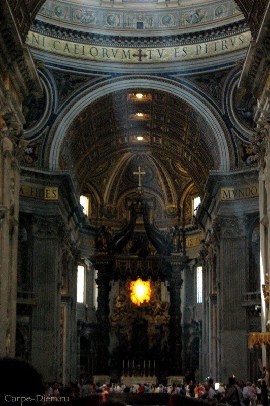 собор святого петра, рим, лучи Собор Св.Петра фото превью