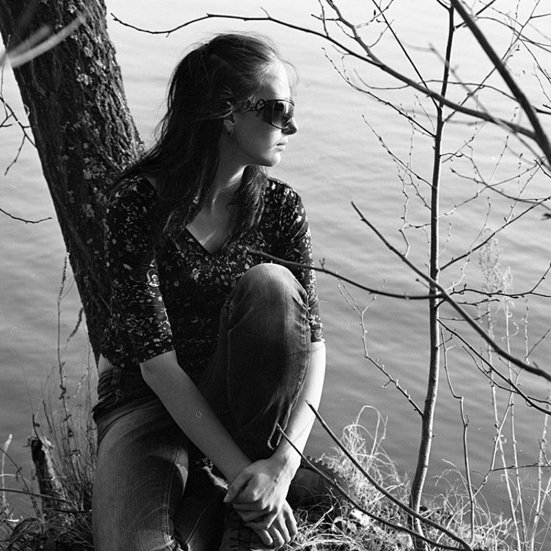 hasselblad, ilford Портрет у воды фото превью