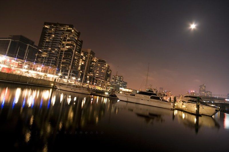 melbourne, australia, sunset, cityscape Melbourne, Docklands фото превью