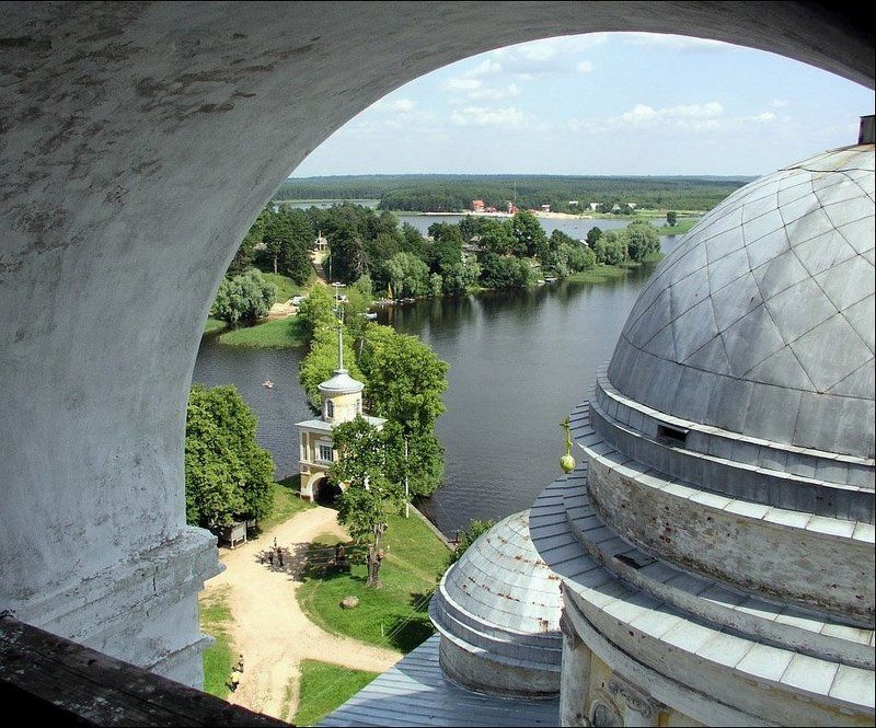 селигер, озеро С колокольни фото превью