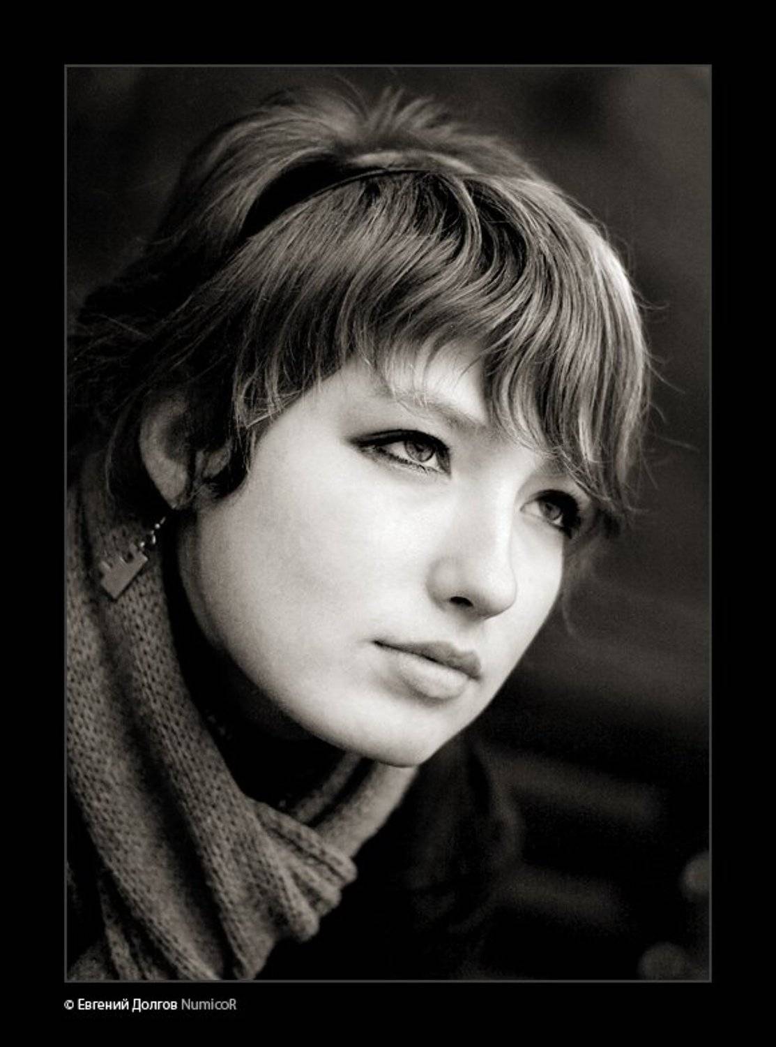 портрет, девушка, глаза, шарфик, Евгений Долгов NumicoR