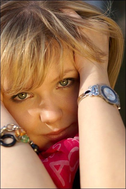 портрет, девушка, angel_095 Her beautiful eyes фото превью