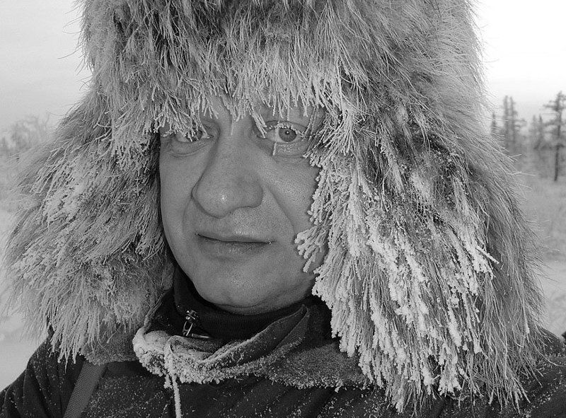 зима Зимний автопортрет фото превью