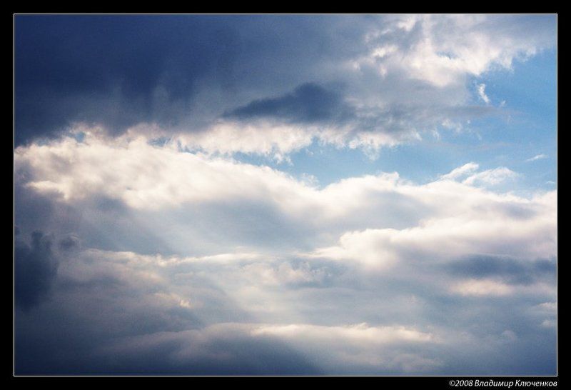 небо, облака, тучи Небо волнуется раз.. фото превью