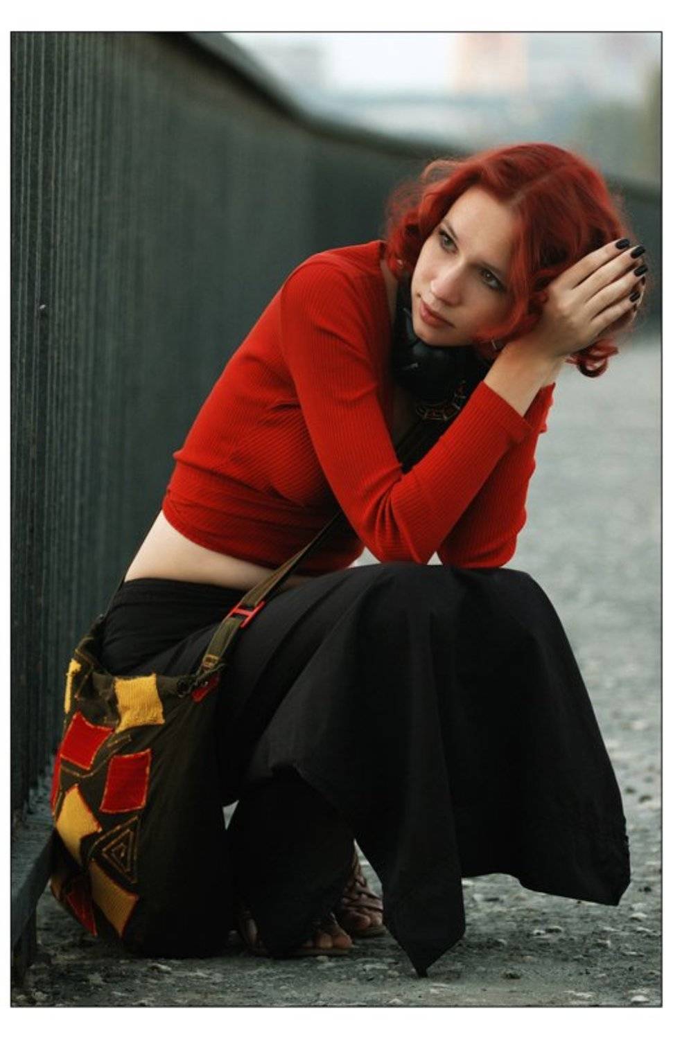 мост, покой, девушка, Сергей Дужников