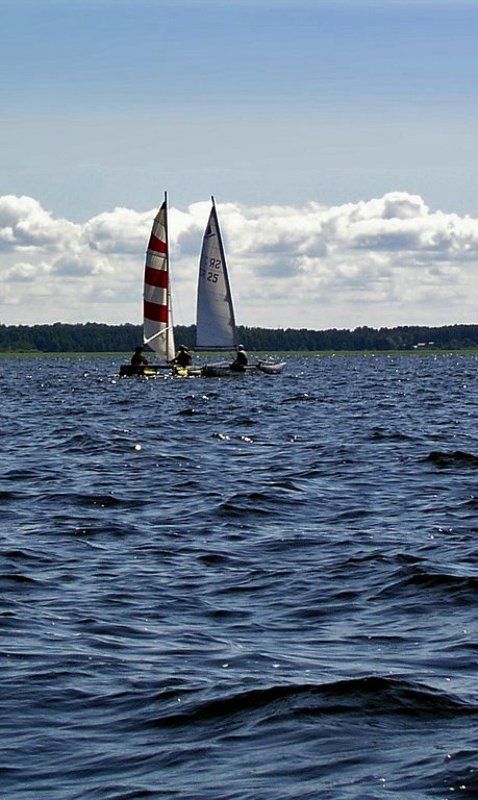 парус, вода, селигер Экологически чистый транспорт фото превью
