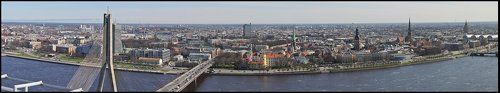 Нетрадиционная панорама Риги