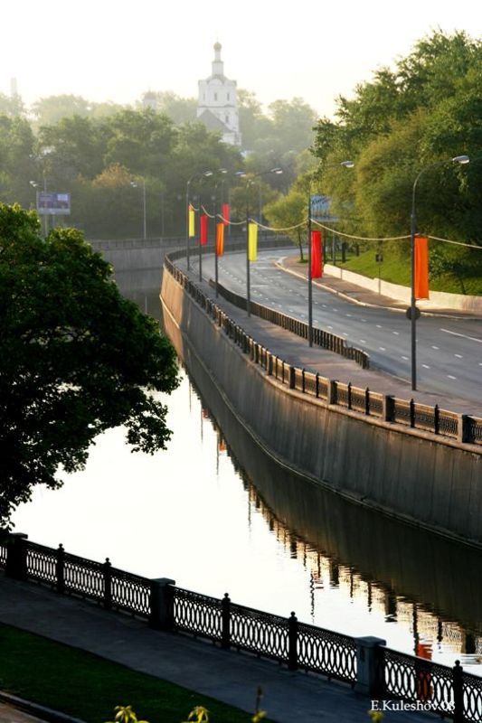 город,москва,улица,утро, яуза,май,кулешов Майское утро.Яуза. фото превью