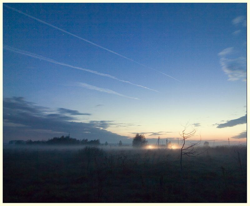 закат,природа,россия,тула,деревня  фото превью