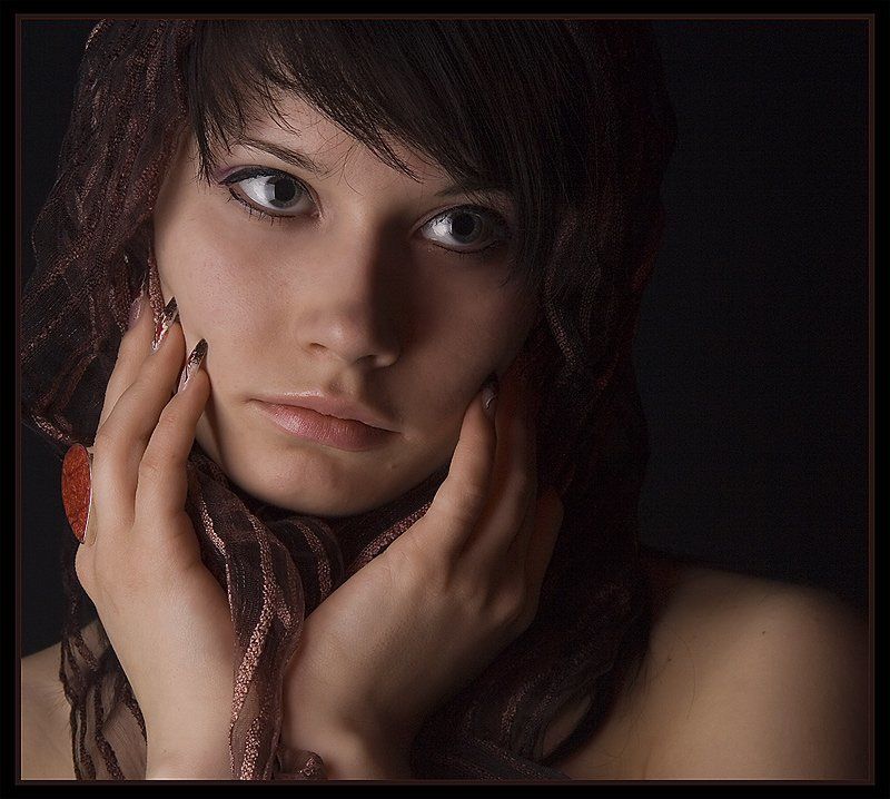 задумчивая, грустная, девушка, взгляд ой, девочки) фото превью