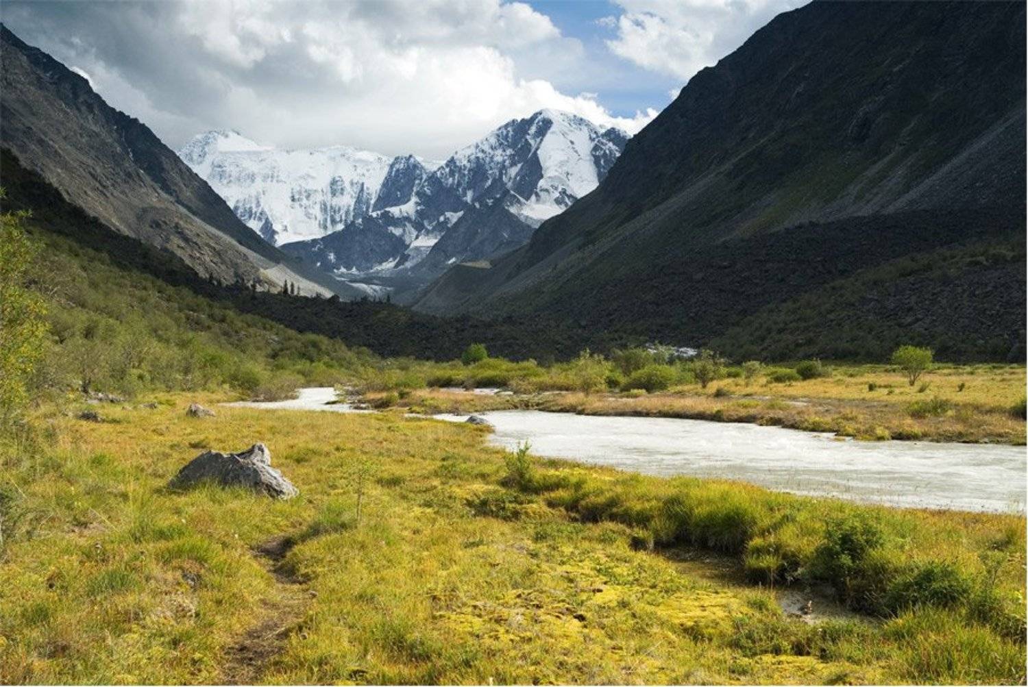 алтай, аккем, белуха, аккемская стена, горы, река, ледник, озеро, Вячеслав Одинцов