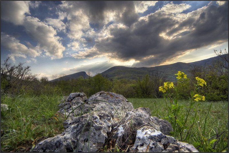 крым, рассвет, горы, пейзаж, небо * * * фото превью