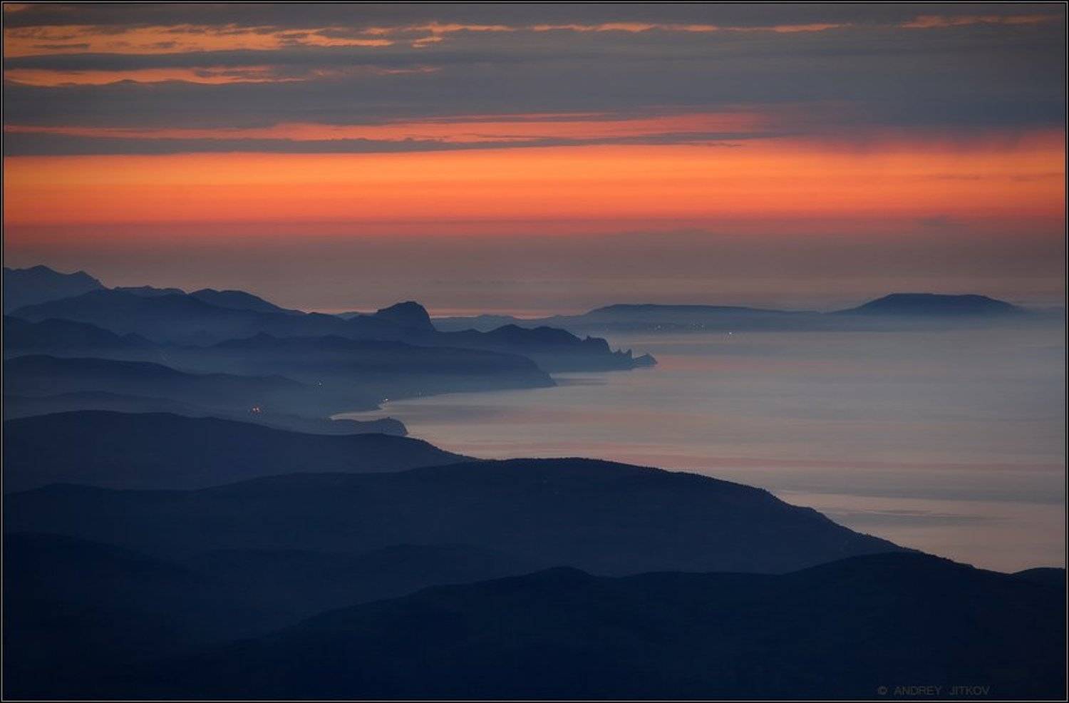 крым, утро, рассвет, море, пейзаж, Андрей Житков
