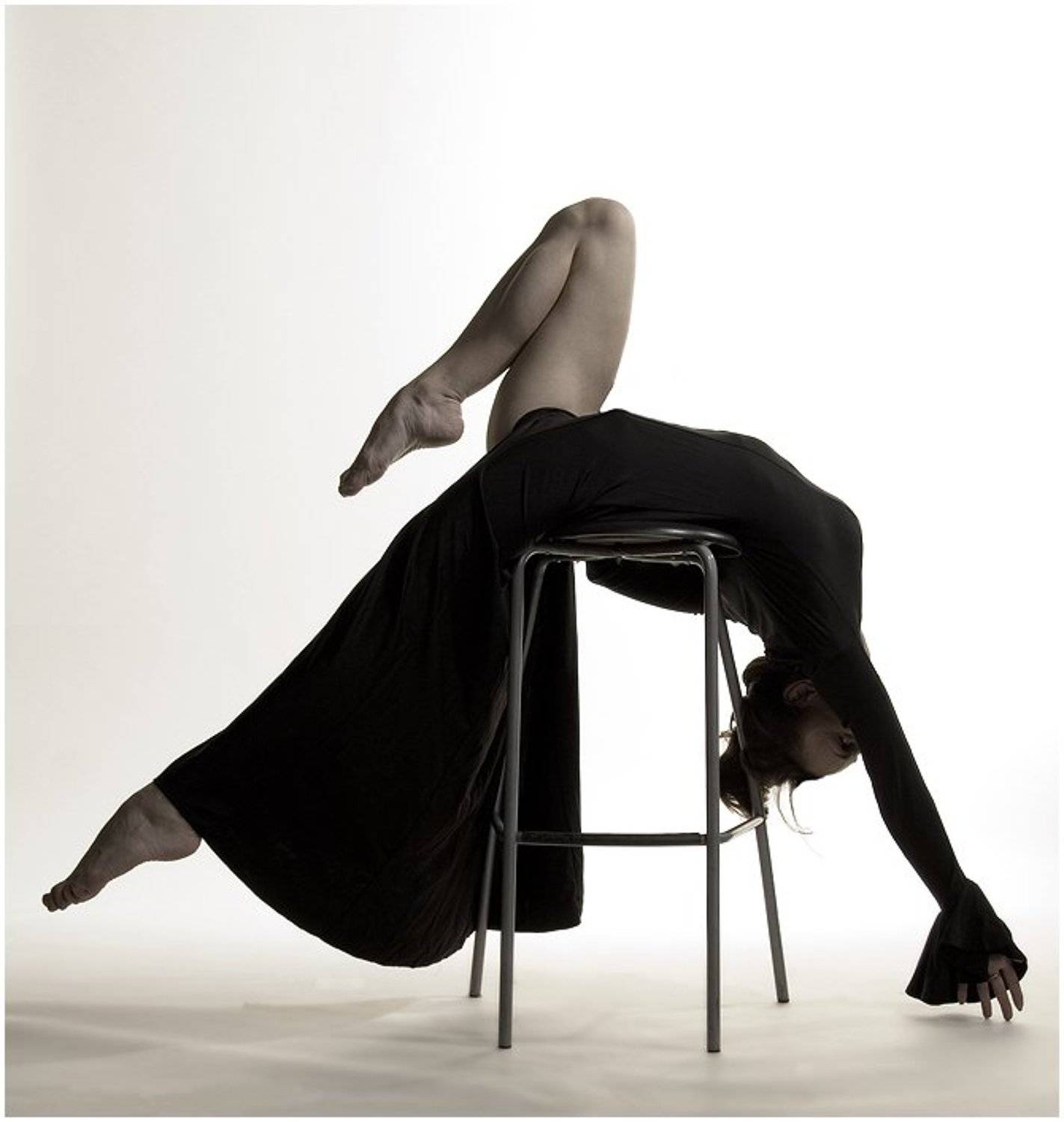 девушка, ноги, изгиб, smie