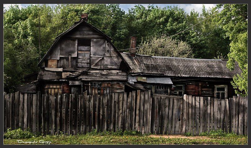 за забором. фото превью