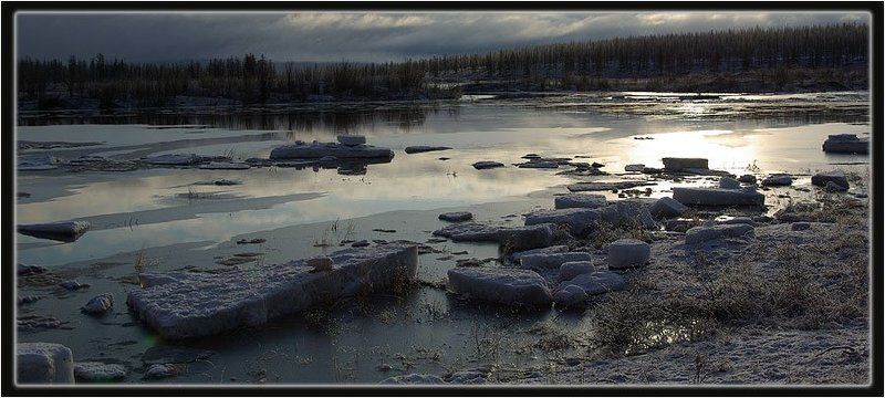 река,ледоход Пробуждение природы фото превью
