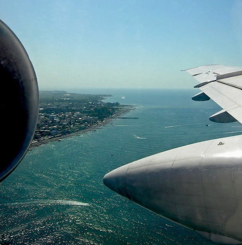 море, берег, самолет Черное море, прощай! фото превью