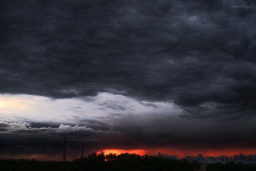 Зловещий закат