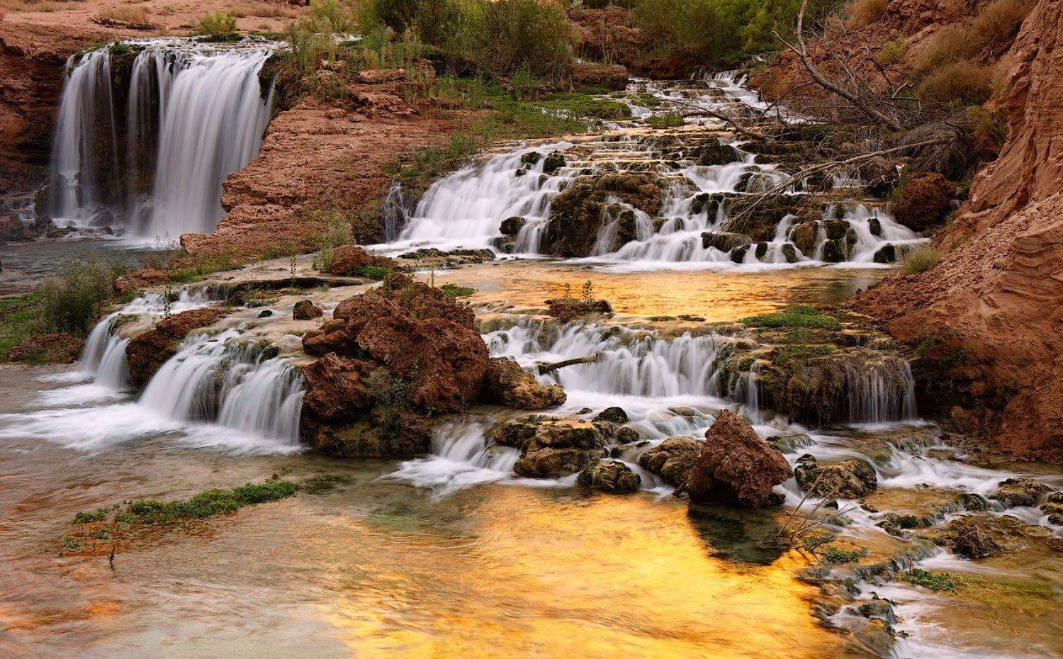 havasu, falls, supai, grand, canyon, arizona, Андрей Ведерников