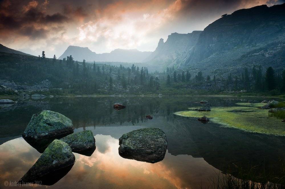 саяны, ергаки, озеро радужное, Андрей Иванов