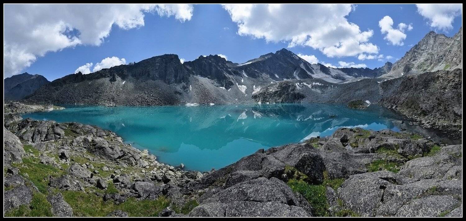 горный алтай, катунский хр. река б.калагаш, озеро, АНАТОЛИЙ ДОВЫДЕНКО