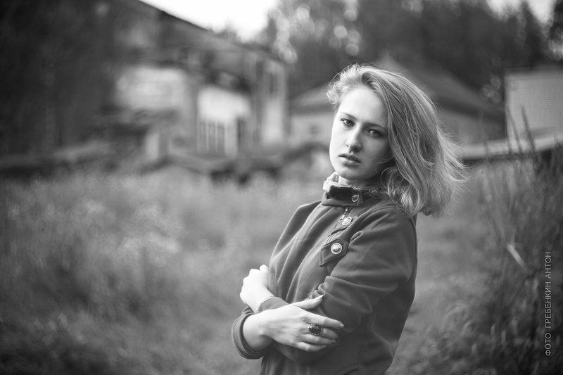 ранняя осень, bw Cold фото превью