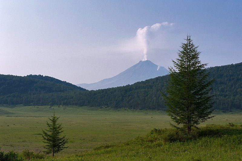 камчатка, вулкан, кизмен, урочище, кипелое Вулкан Кизимен фото превью
