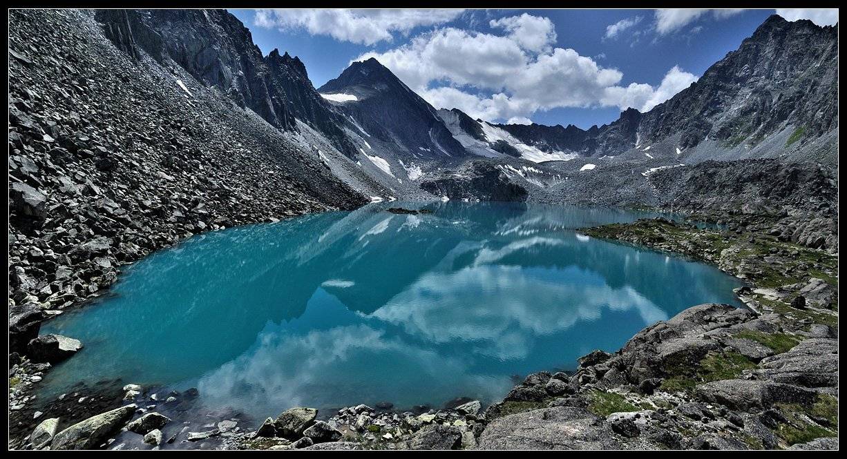 алтай, катунский хр. лето, озеро, АНАТОЛИЙ ДОВЫДЕНКО
