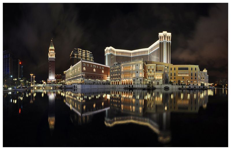 Зимний вечер в Венеции. фото превью