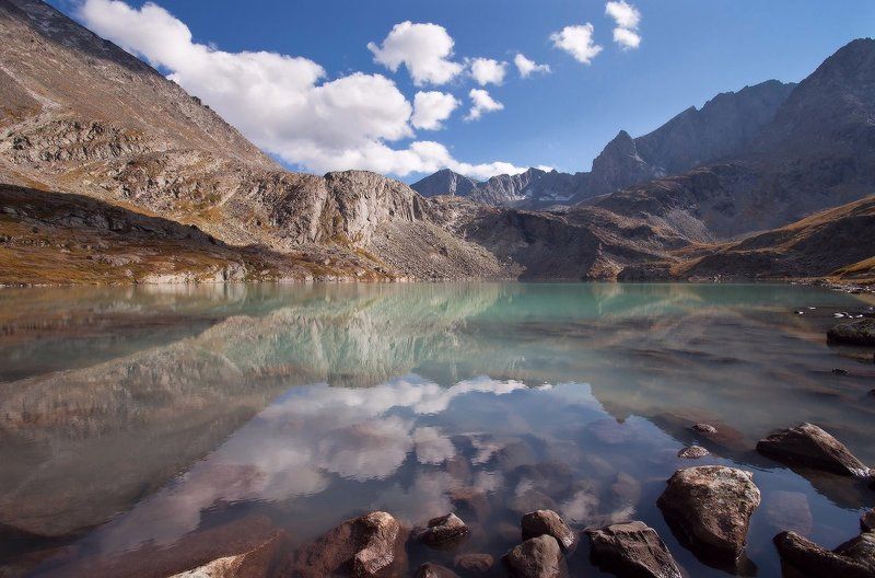 алтай, горный алтай, горы, пейзаж, акчан Озеро Акчан фото превью
