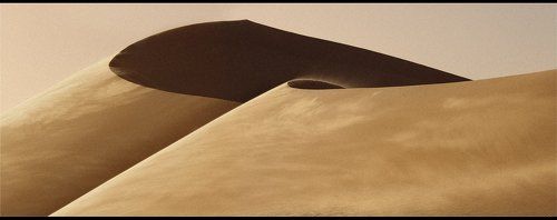 В песчаную бурю.