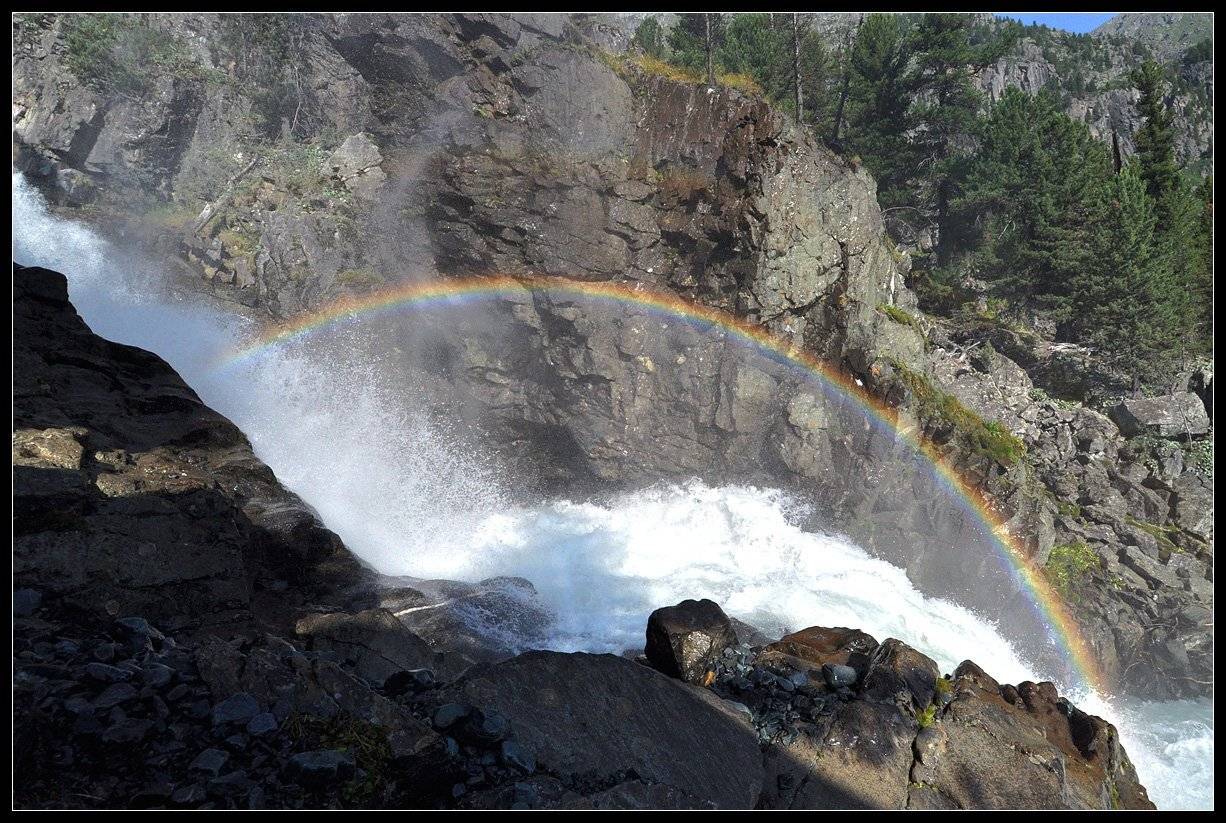 алтай, катунский хр. р.кони-айры,водопад, АНАТОЛИЙ ДОВЫДЕНКО