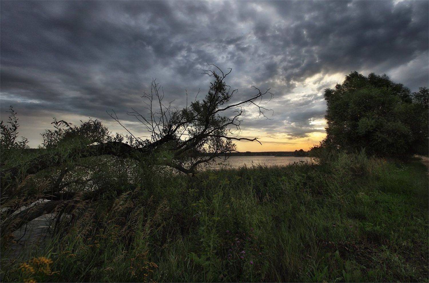 утро, озеро, Сергей