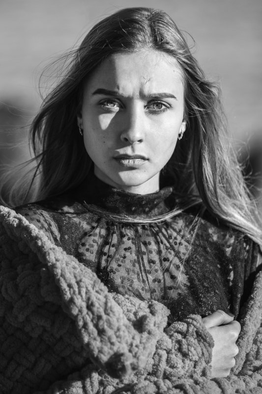 девушка, взгляд, глаза, портрет, girl, sight, eyes Влада фото превью