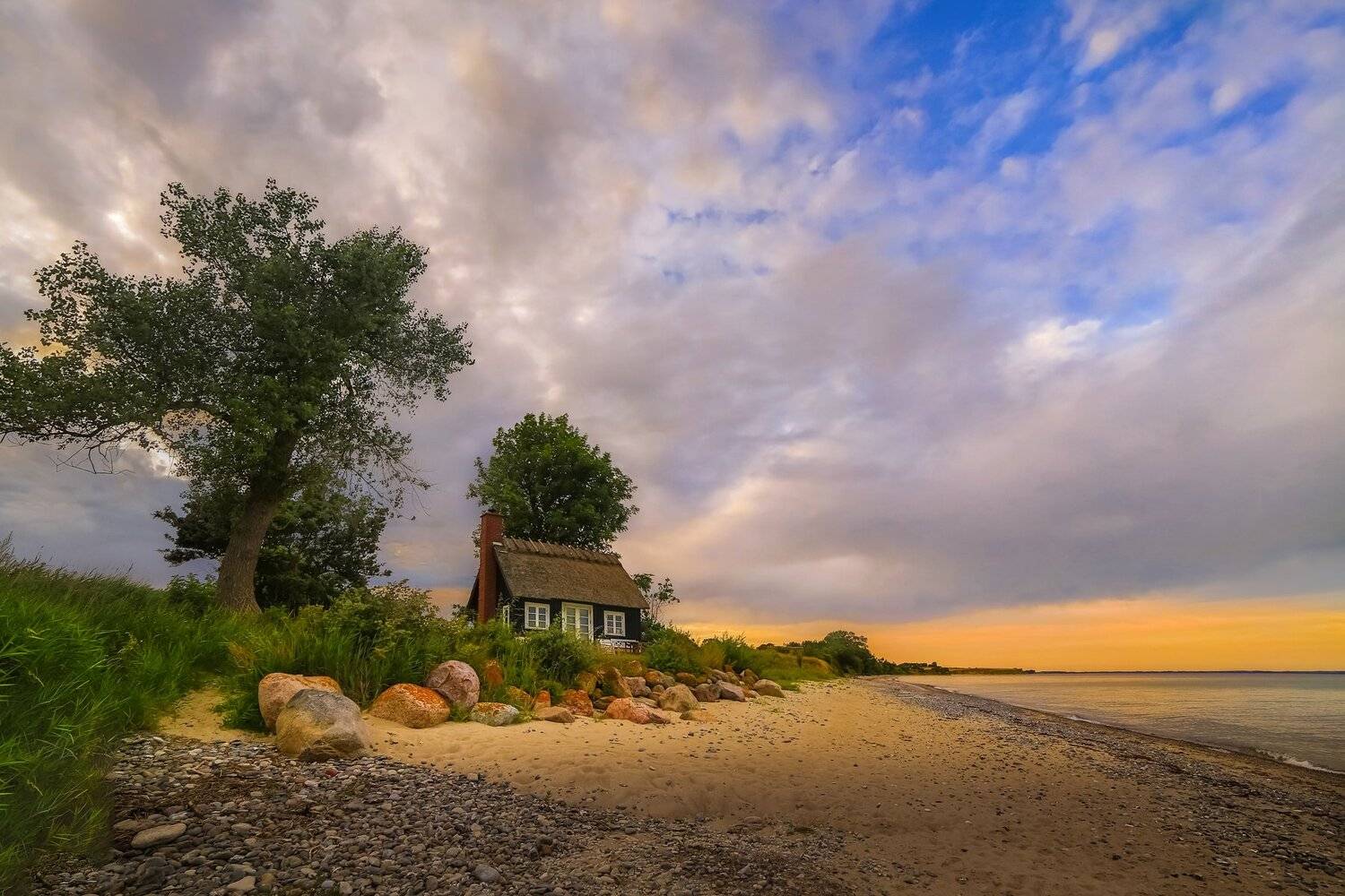 дания, море, домик,,  Marat Max (Марат Макс)