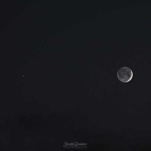 Jupiter and Moon