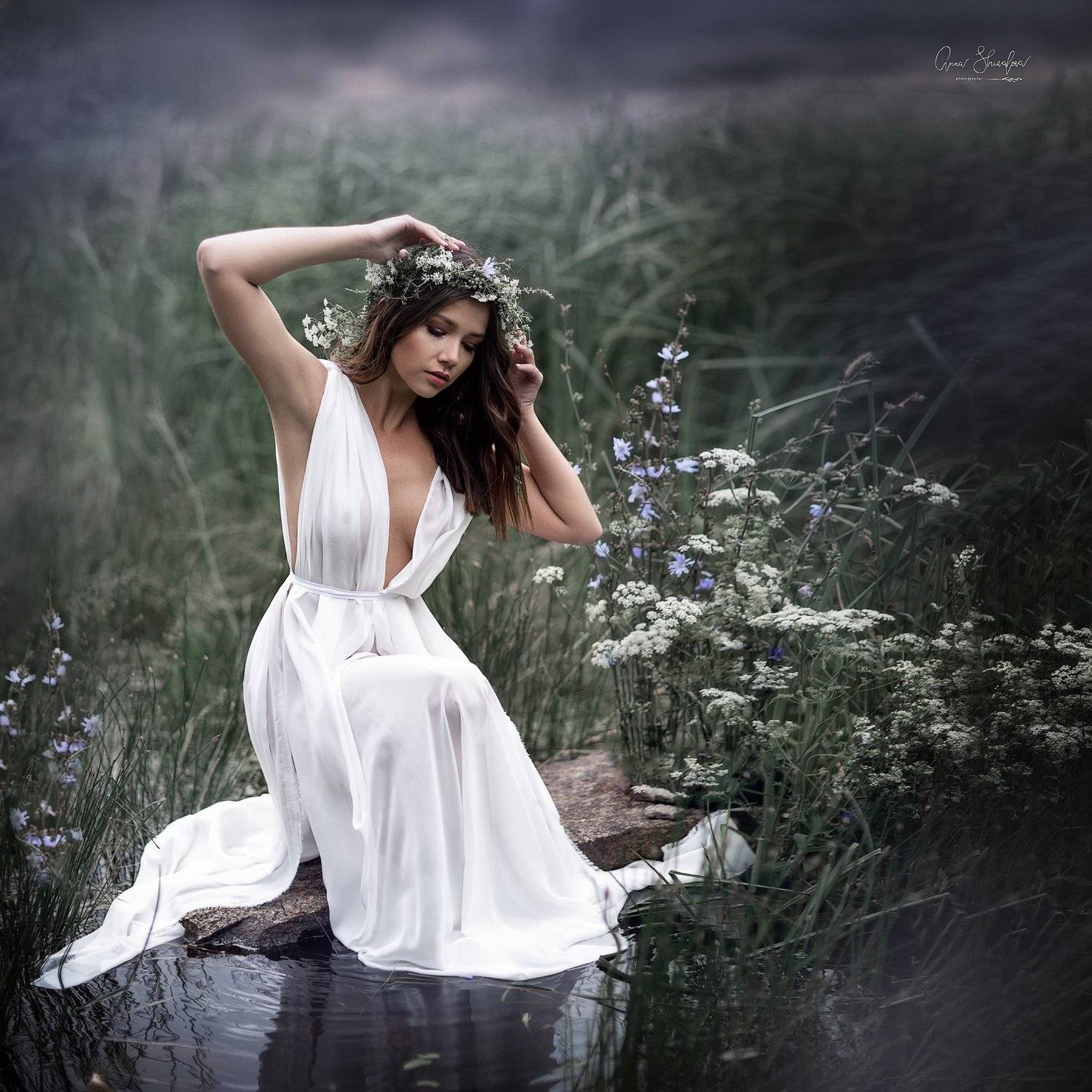 портрет красота девушка арт, Анна Шувалова