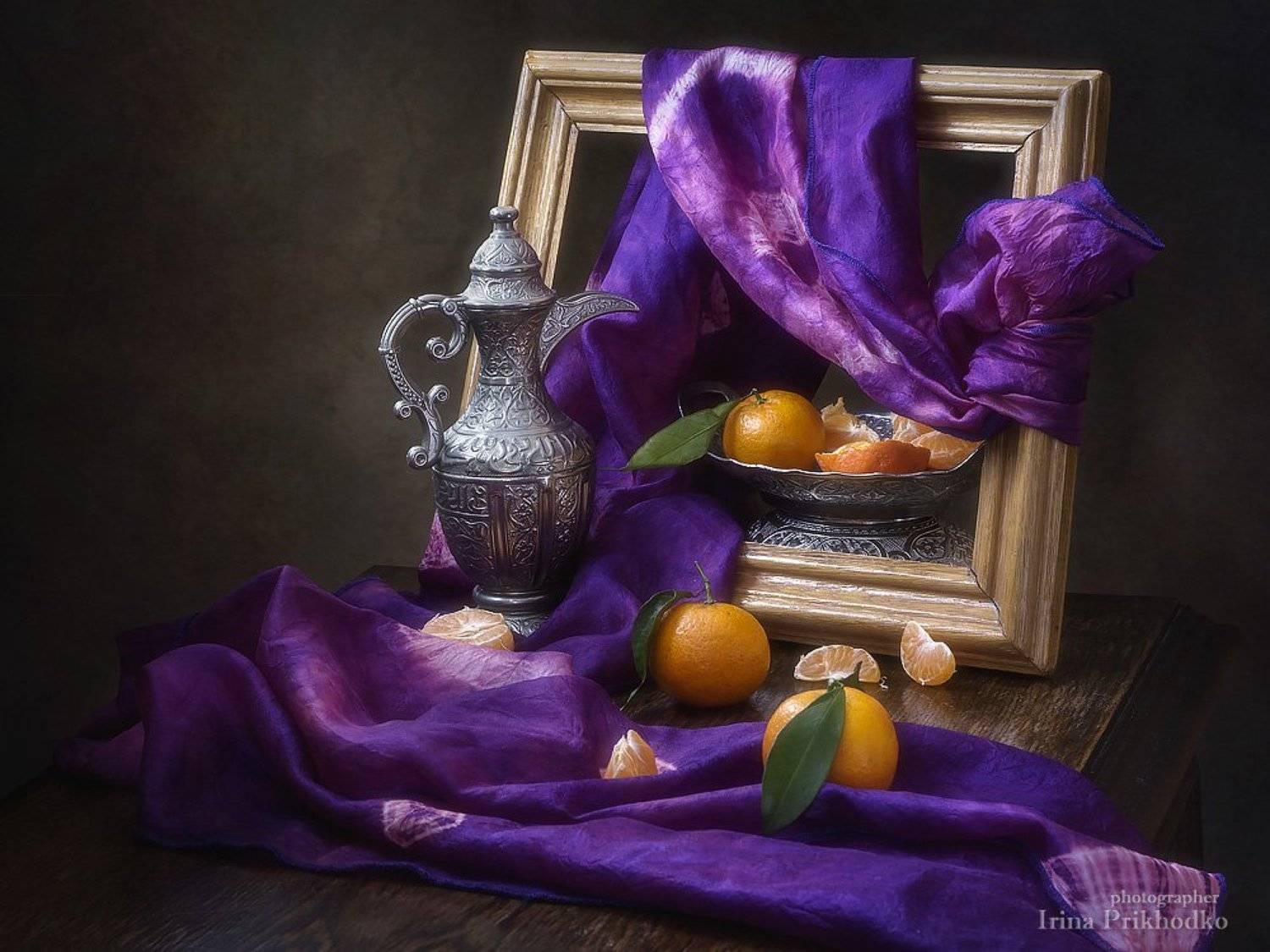 натюрморт, ретро, винтажный, фрукты. мандарины, Ирина Приходько