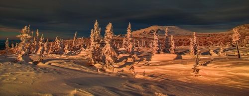 Шерегешское таинство заката.