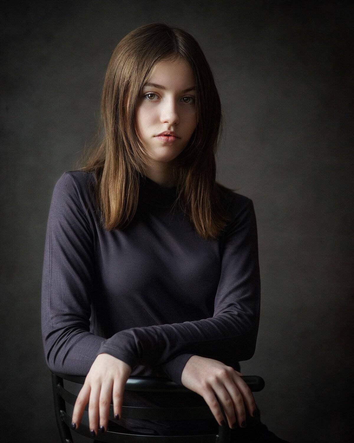 девушка, портрет, Илья Филимошин