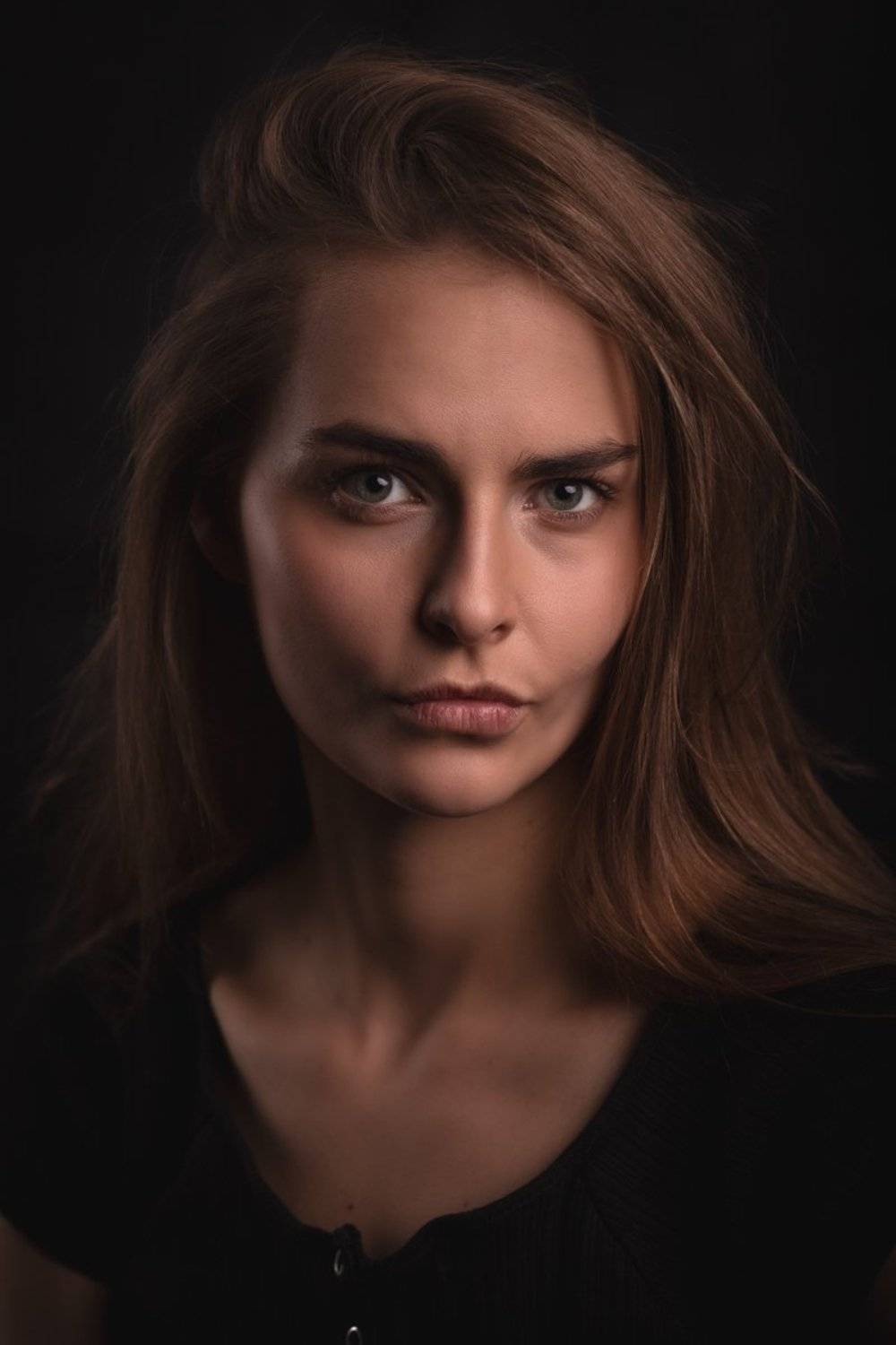 portrait, model, modelling, woman, portraitphotography, female, studio, beauty, Tomasz Macherzyński