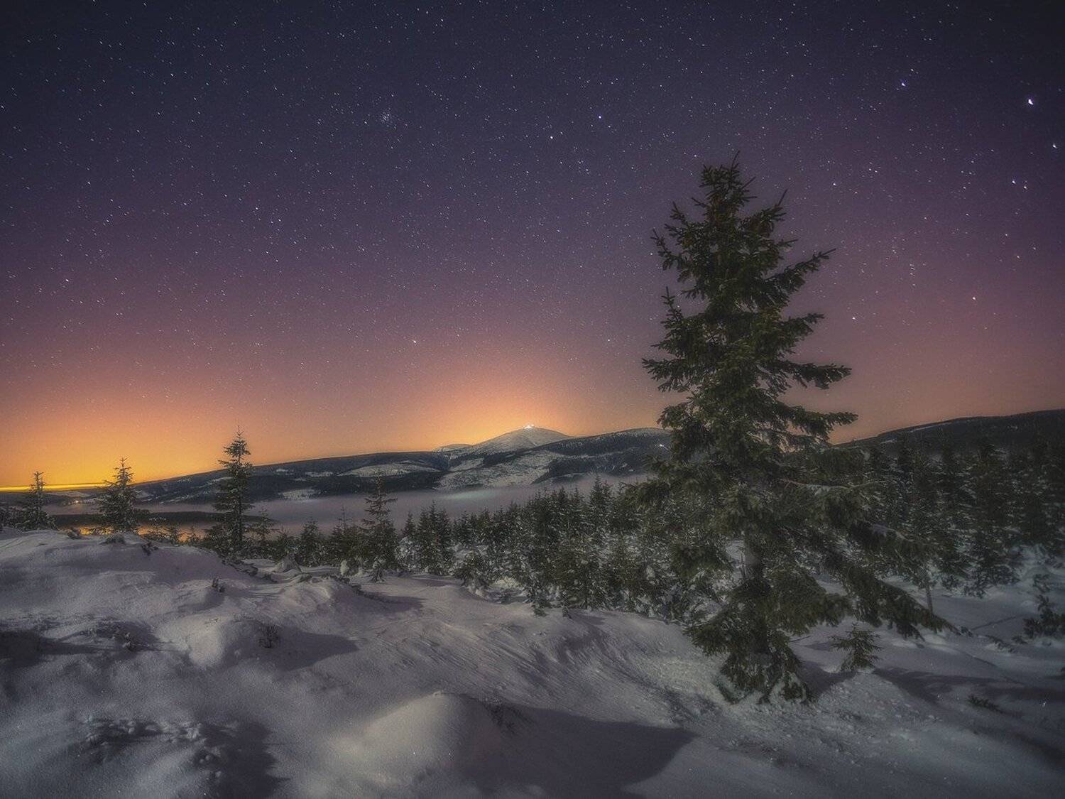 landscape,canon,night,winter,mountains, Iza i Darek Mitręga