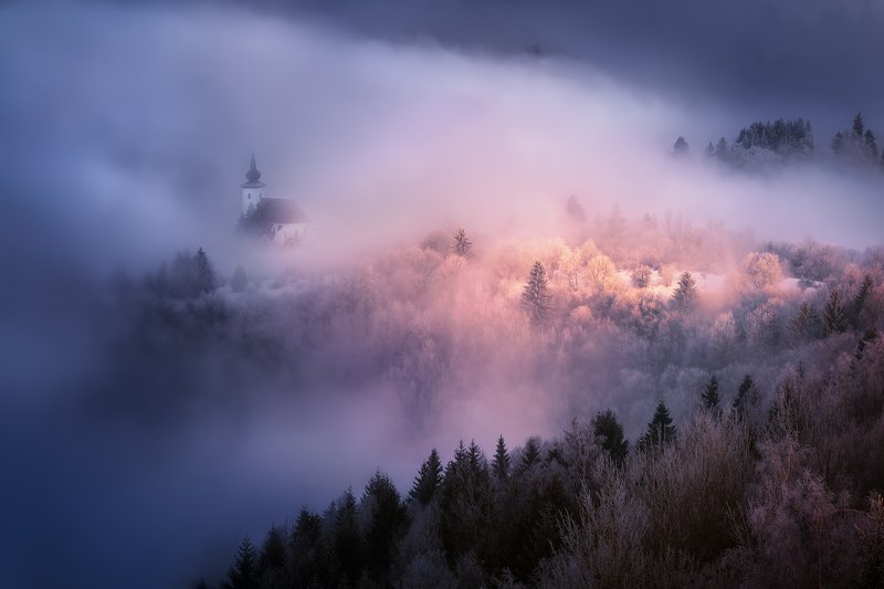 Hidden in the fog фото превью