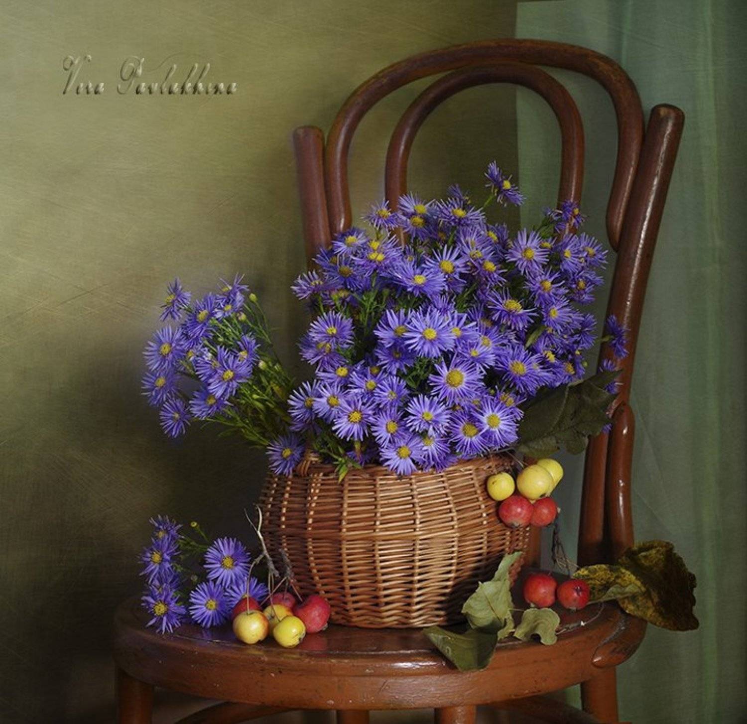 цветы ,сентябринки , осень ,натюрморт ,вера павлухина ,, Вера  Павлухина